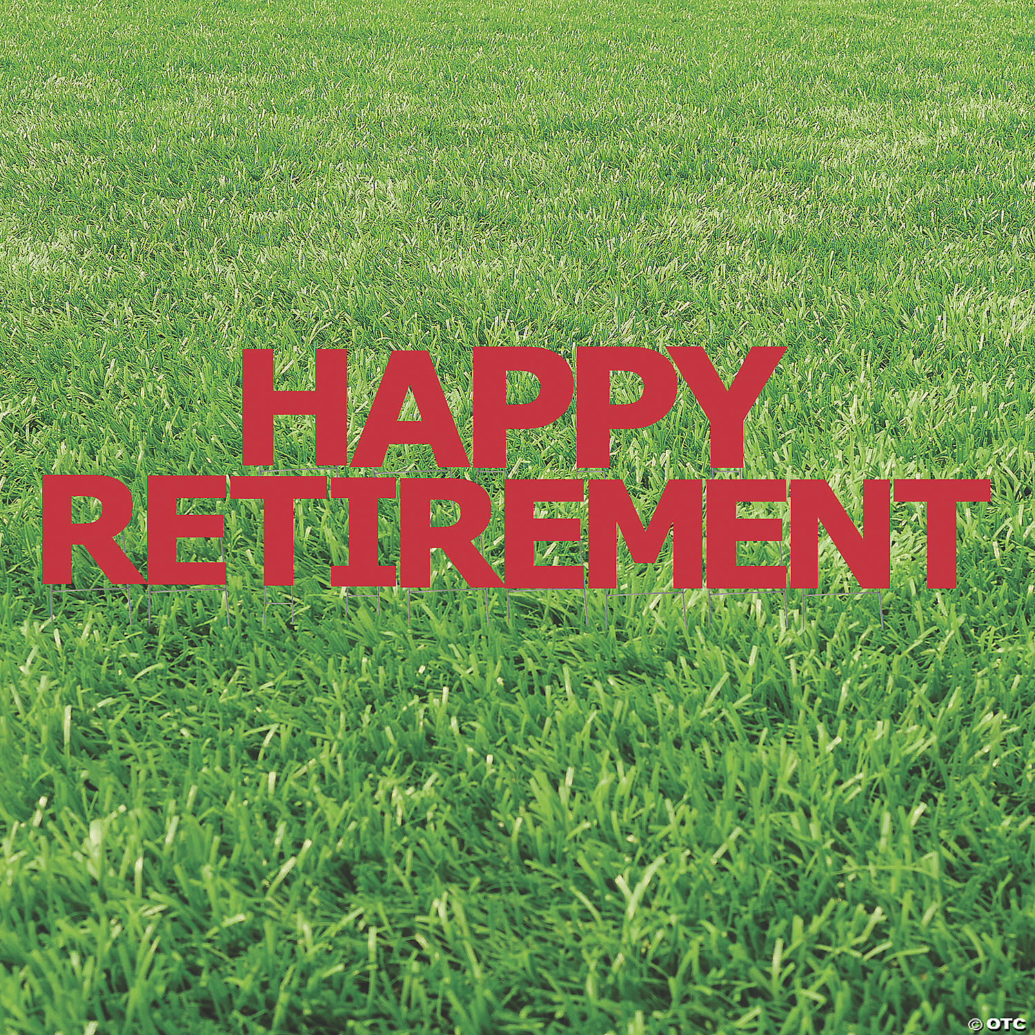Happy Retirement Yard Sign Letters Happy Retirement Yard Cutouts Lawn Decorations for Retirement Party Yard Signs with Metal Stakes