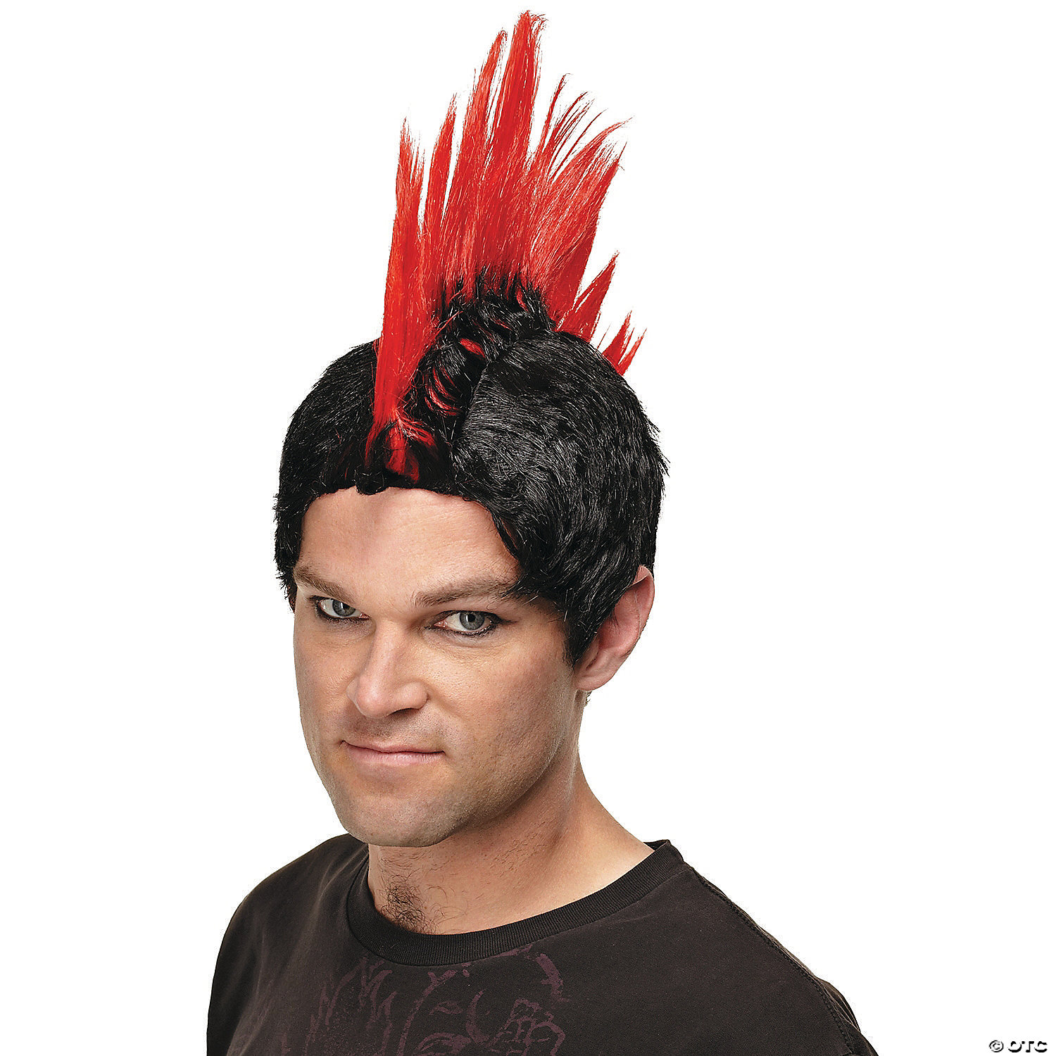 Dazzling Toys Massive Wiggling Punk Red and Colored Wig 