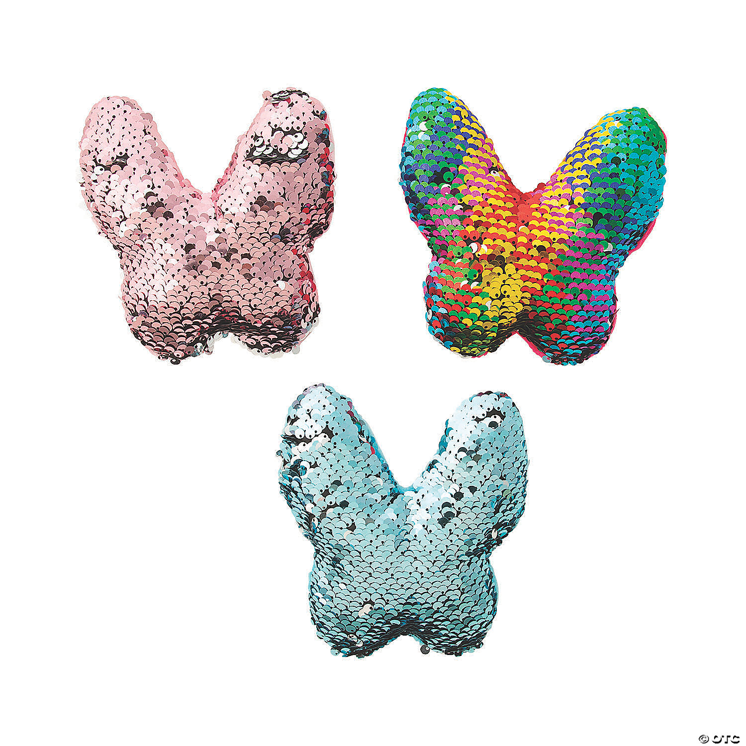 reversible sequin stuffed animal