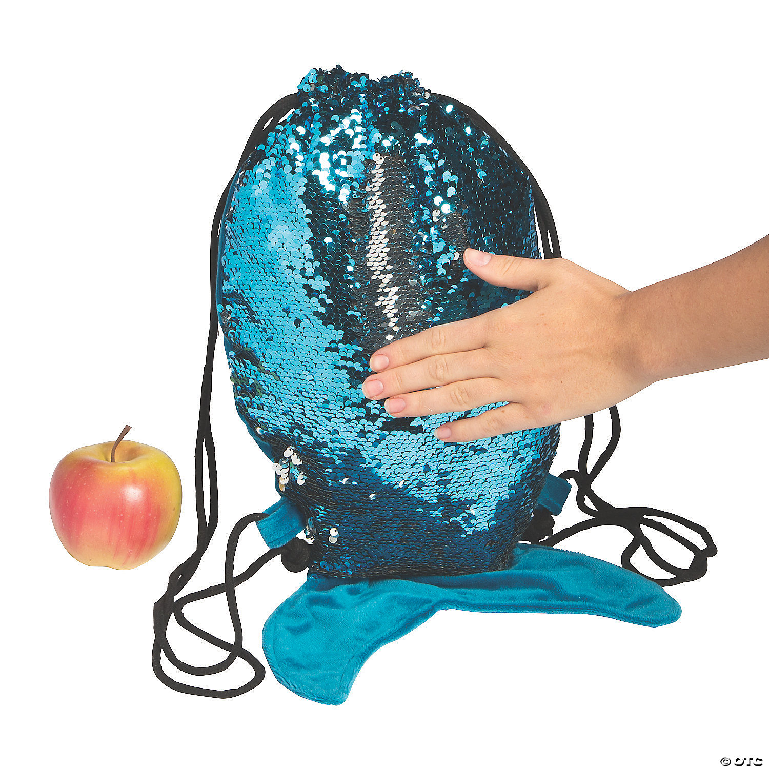 mermaid drawstring backpack