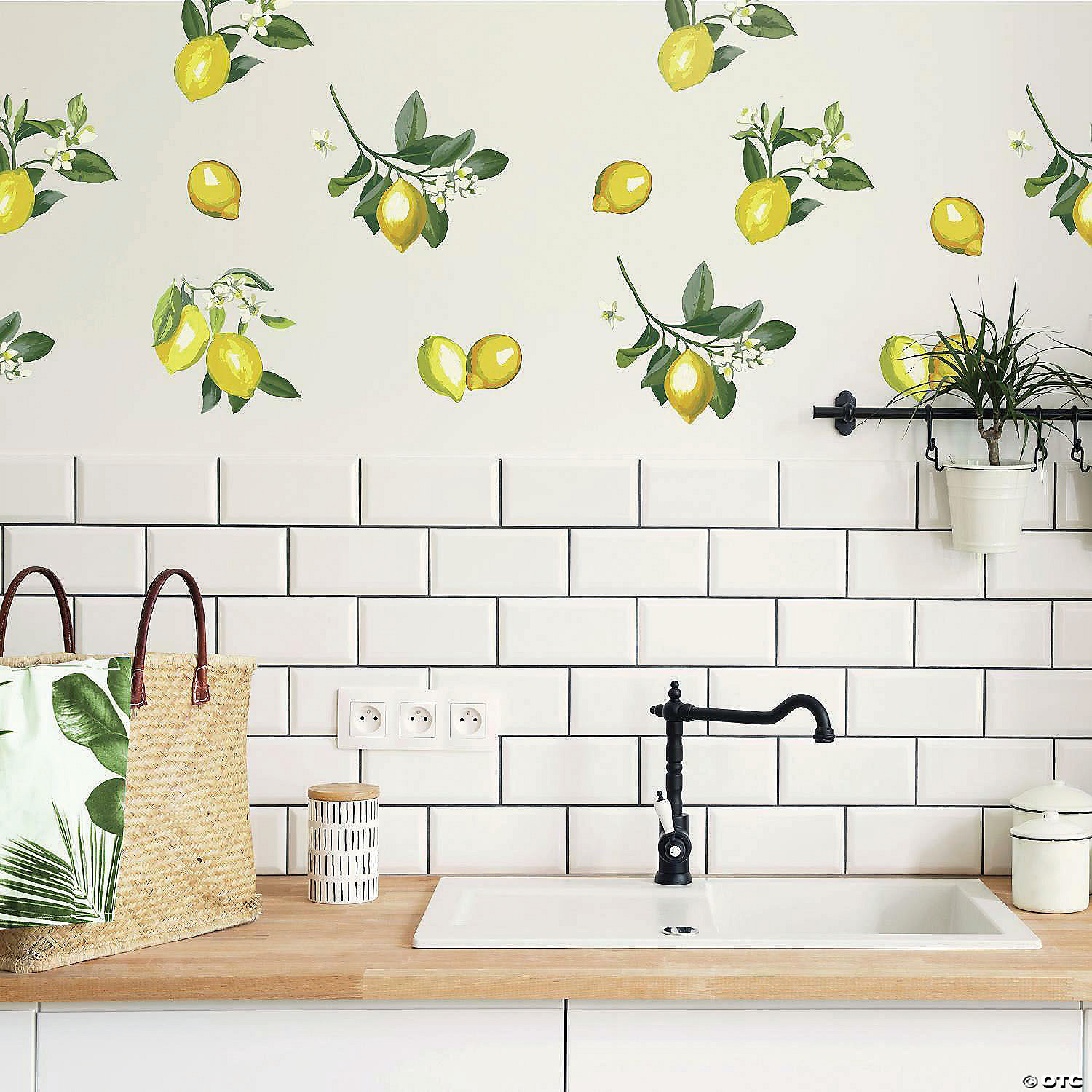Roommates Lemon Peel And Stick Wall Decals | Oriental Trading