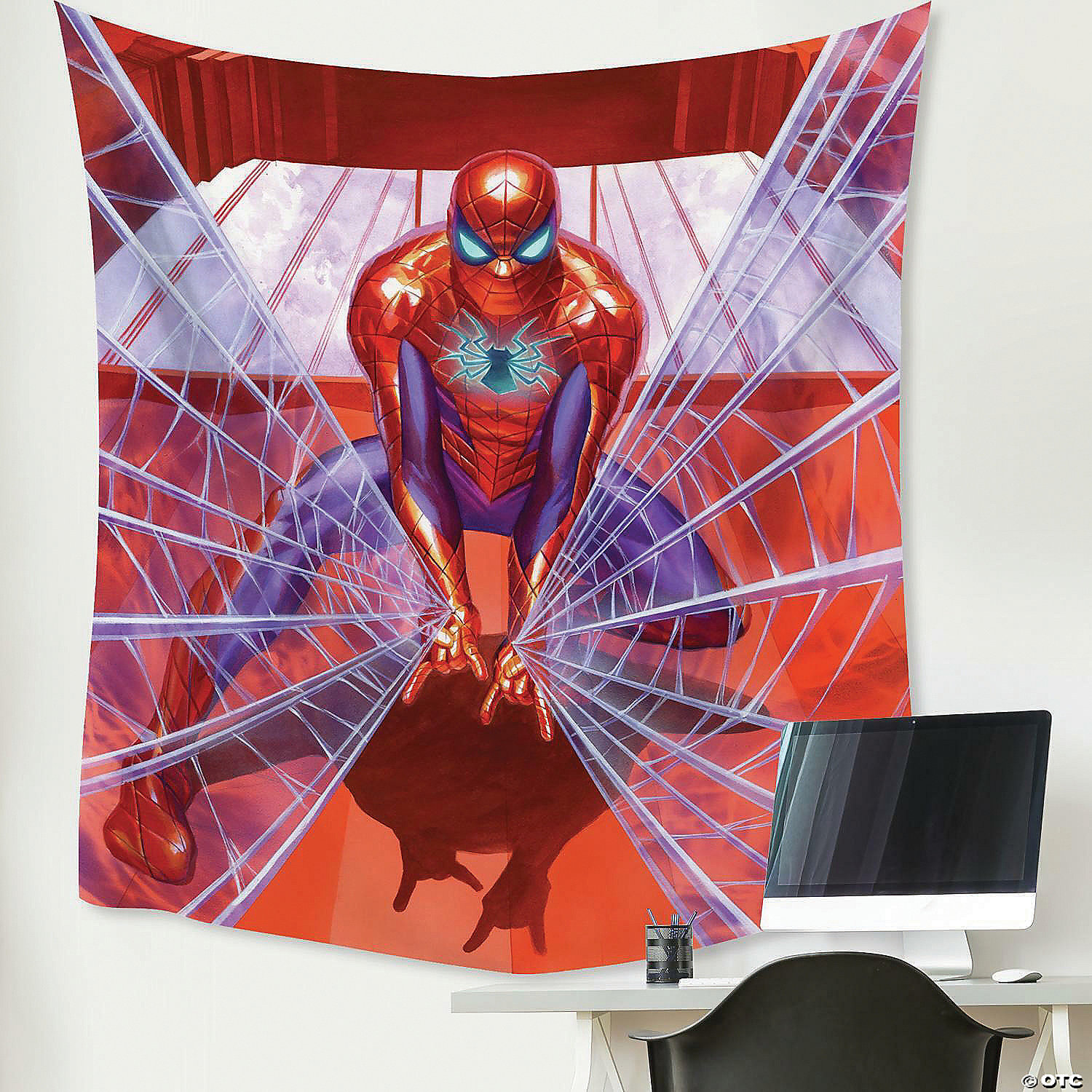 RoomMates Marvel Alex Ross Spiderman Tapestry