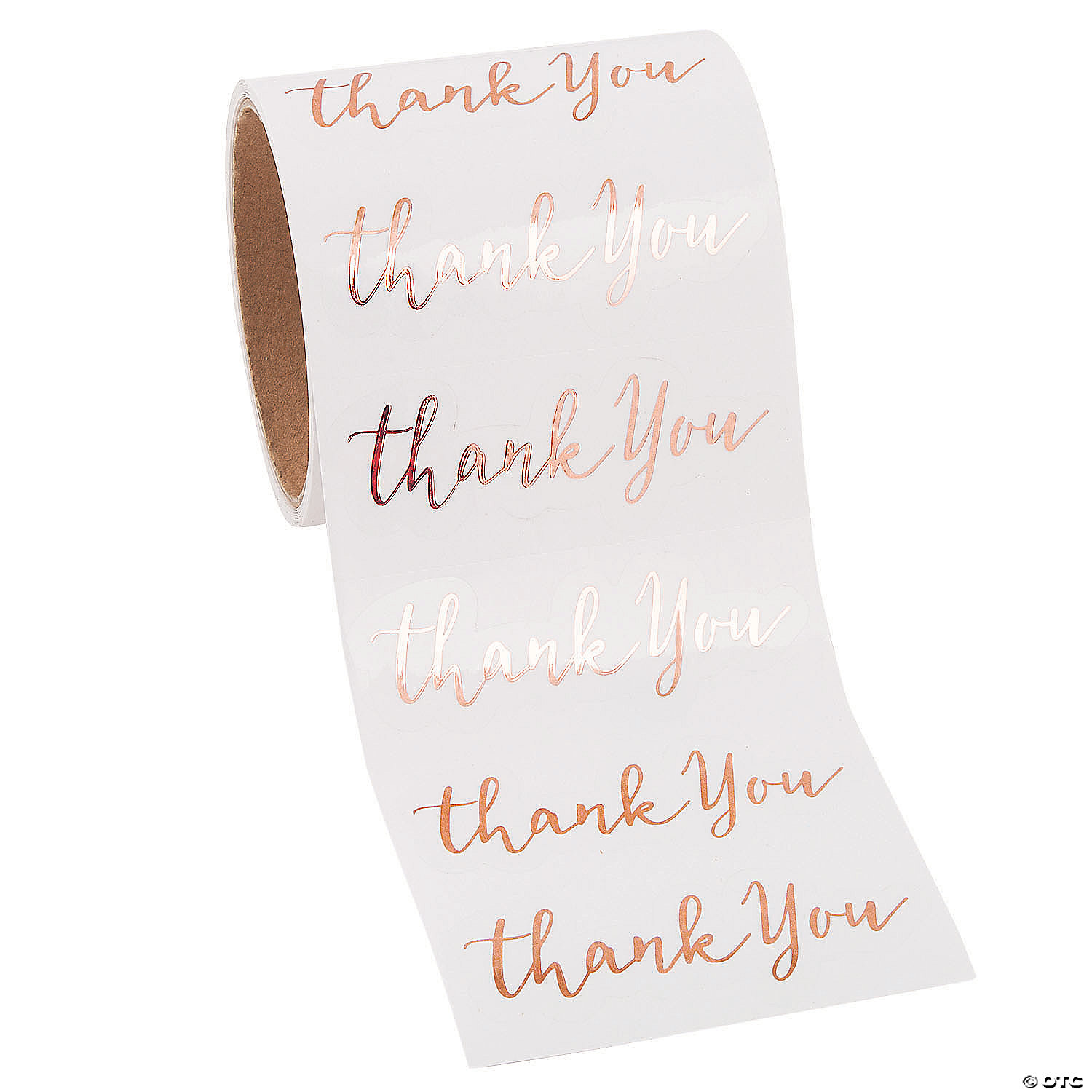Envelope Sealing Decorations for Business Boutique Shop Wrapping Supplies 1.5 Inch 600 Pieces Rose Gold Thank You Stickers Thank You Foil Stickers Business Label Thank You Adhesive Stickers 