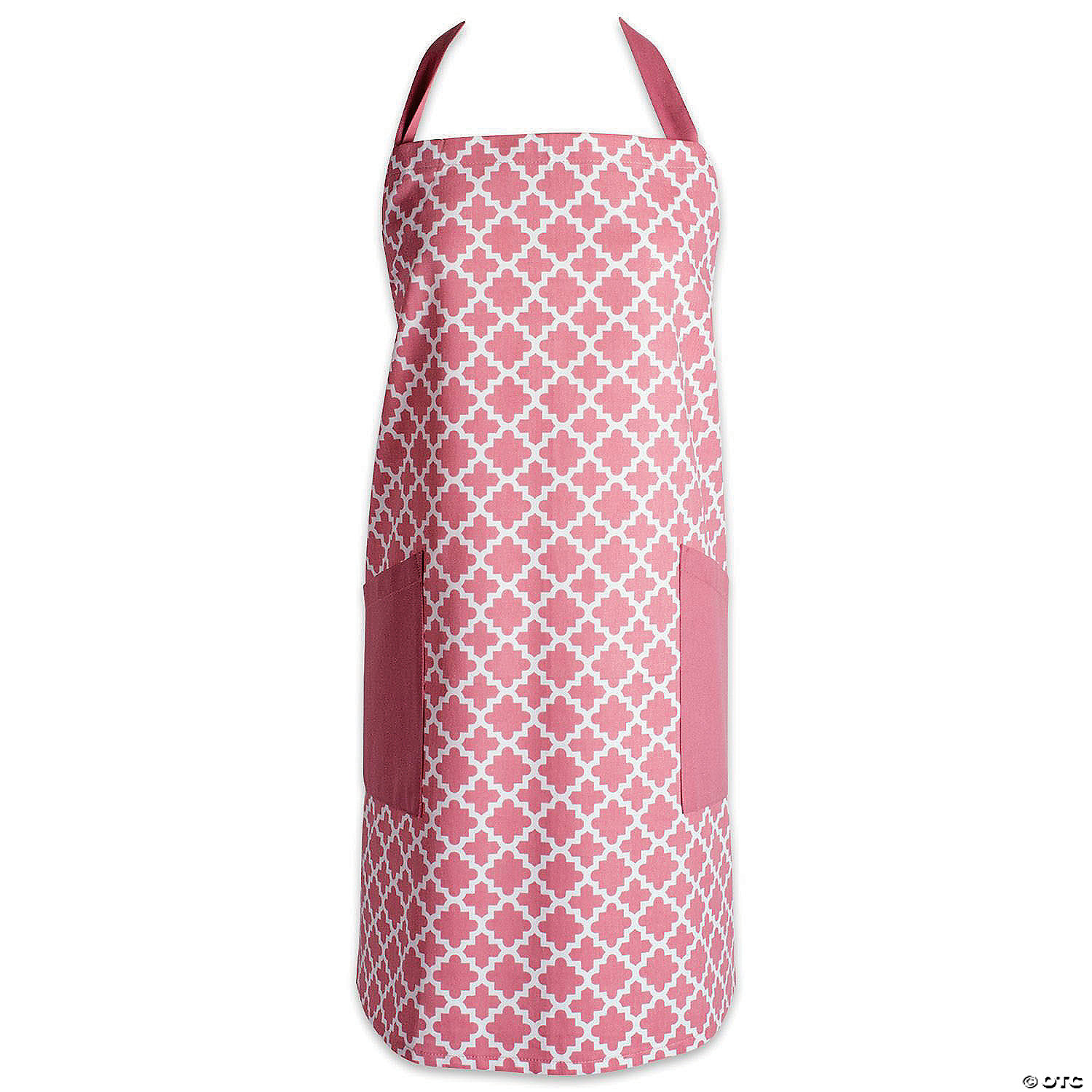 Rose Lattice Print 2-Pocket Apron