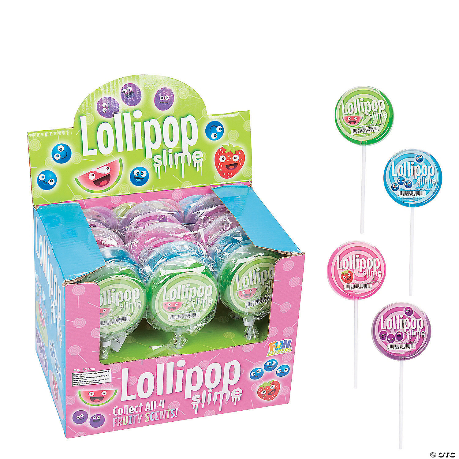 Scented Lollipop Putty - 12 Pc.