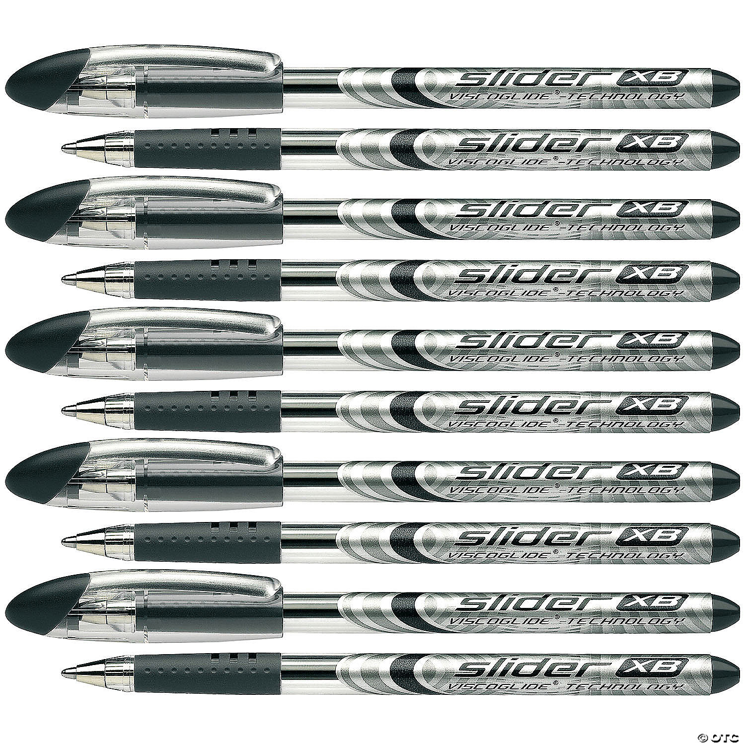 schraper Hover Waakzaam Schneider Slider Basic XB Ballpoint Pen Viscoglide Ink, 1.4 mm, Black Ink,  Pack of 10 | Oriental Trading