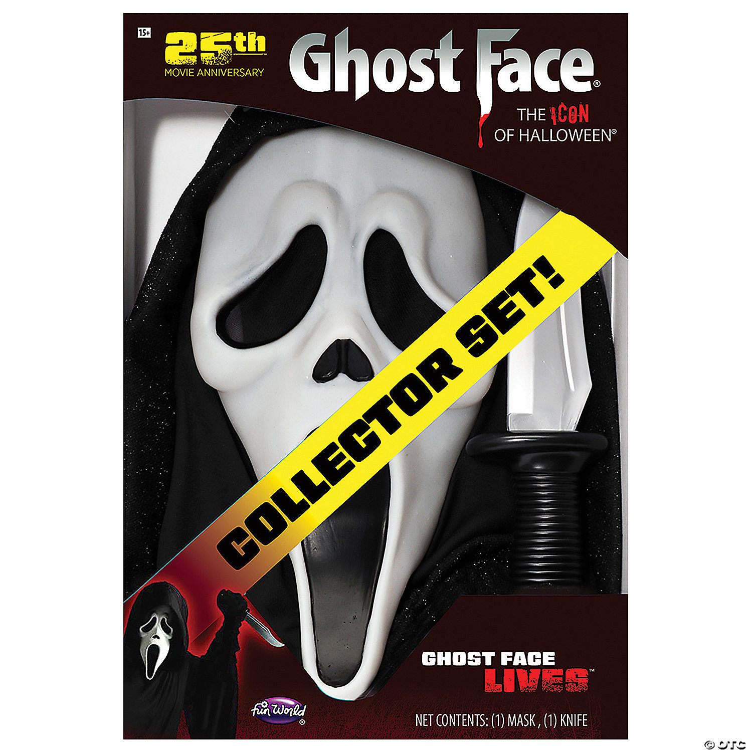 Scream™ Ghost Face® Costume Mask & Knife 25th Anniversary Collector Box