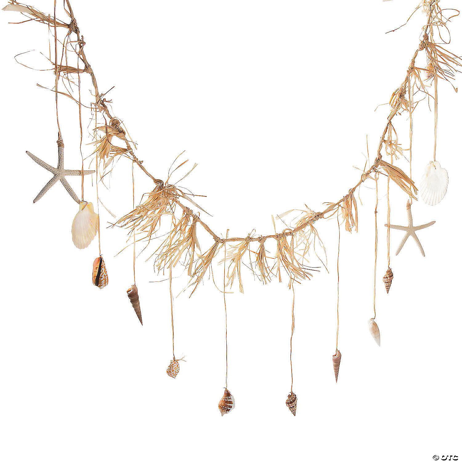 raffia garland