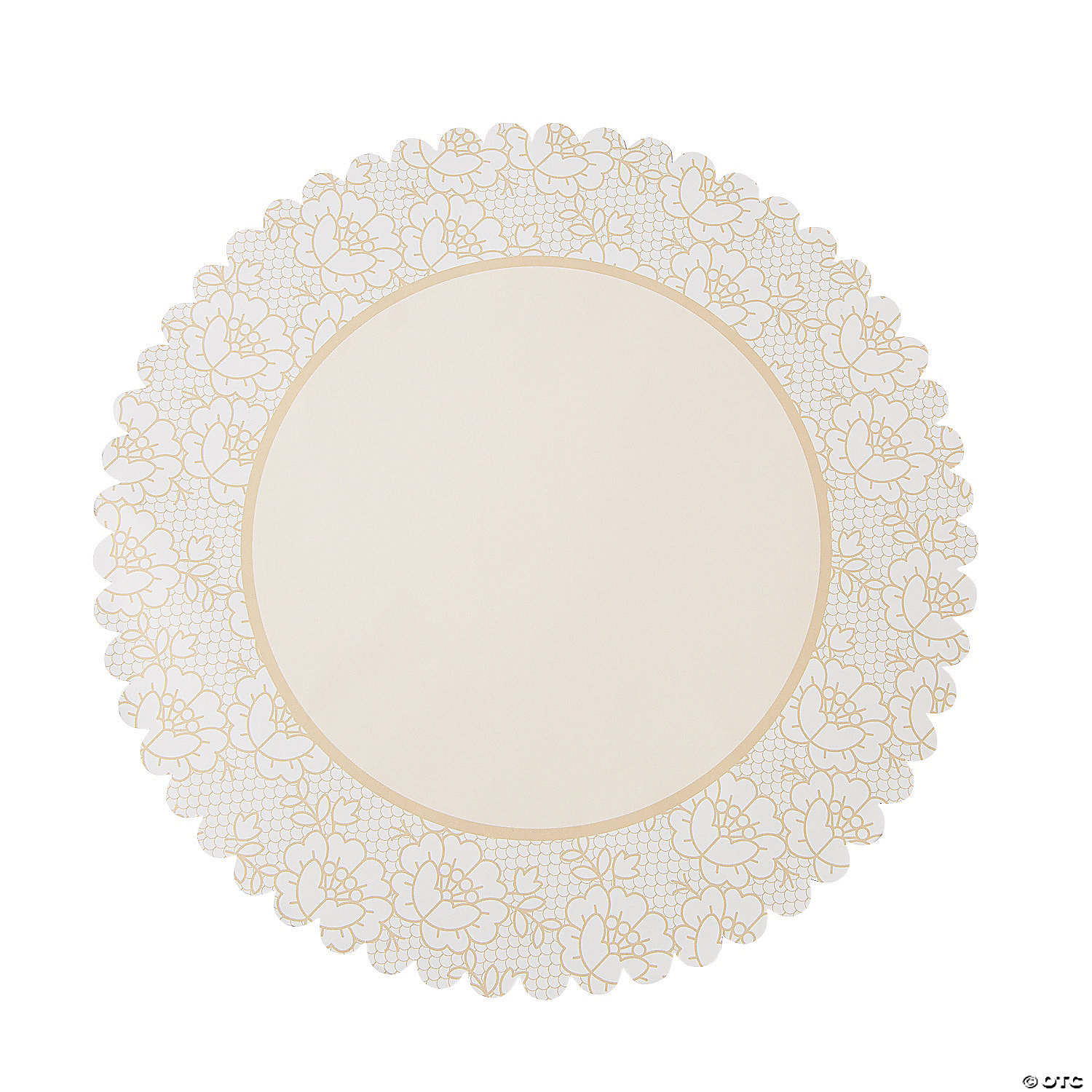 Shabby Chic Lace Placemats Oriental, Round Lace Table Mats
