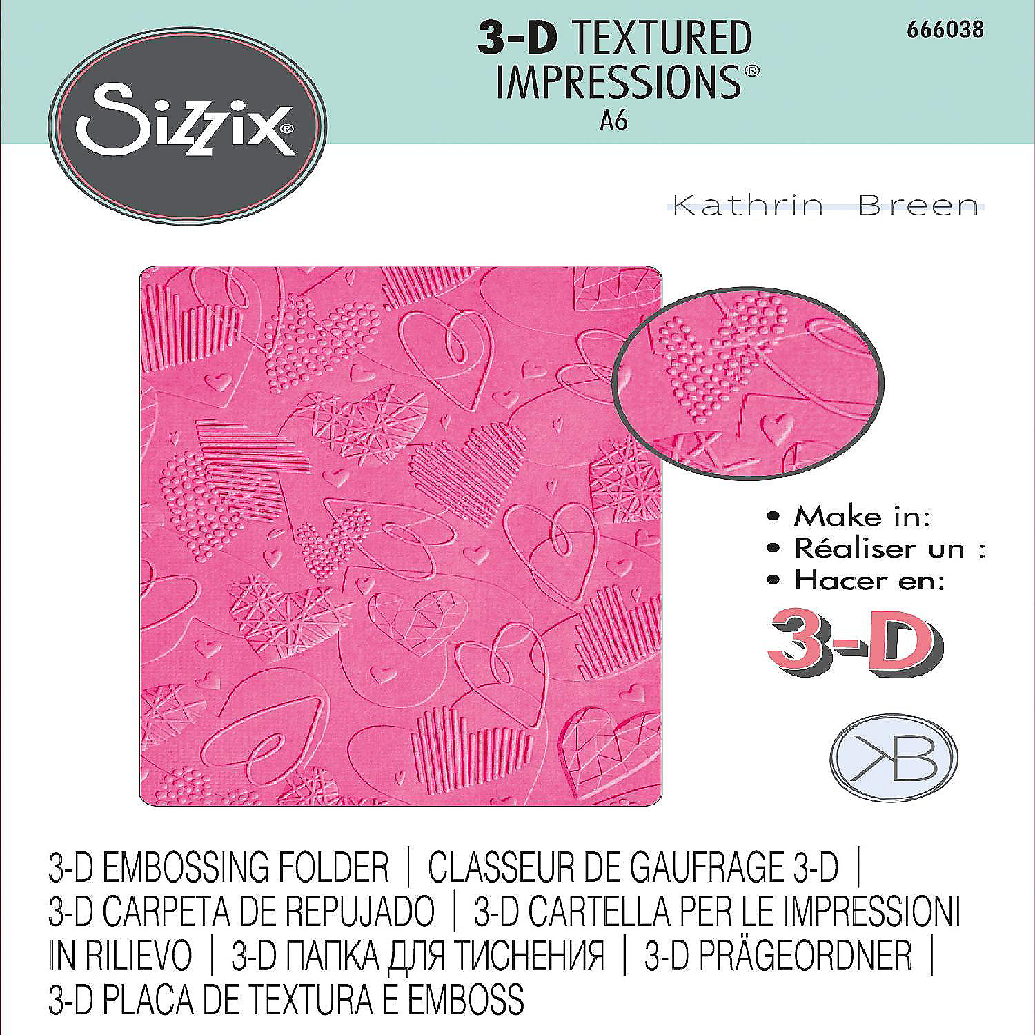 Classeur De Gaufrage Sizzix Impresslits 3D 'Roses' Tim Holtz - Pour Machine Big Shot - Création Cartes, Scrapbooking