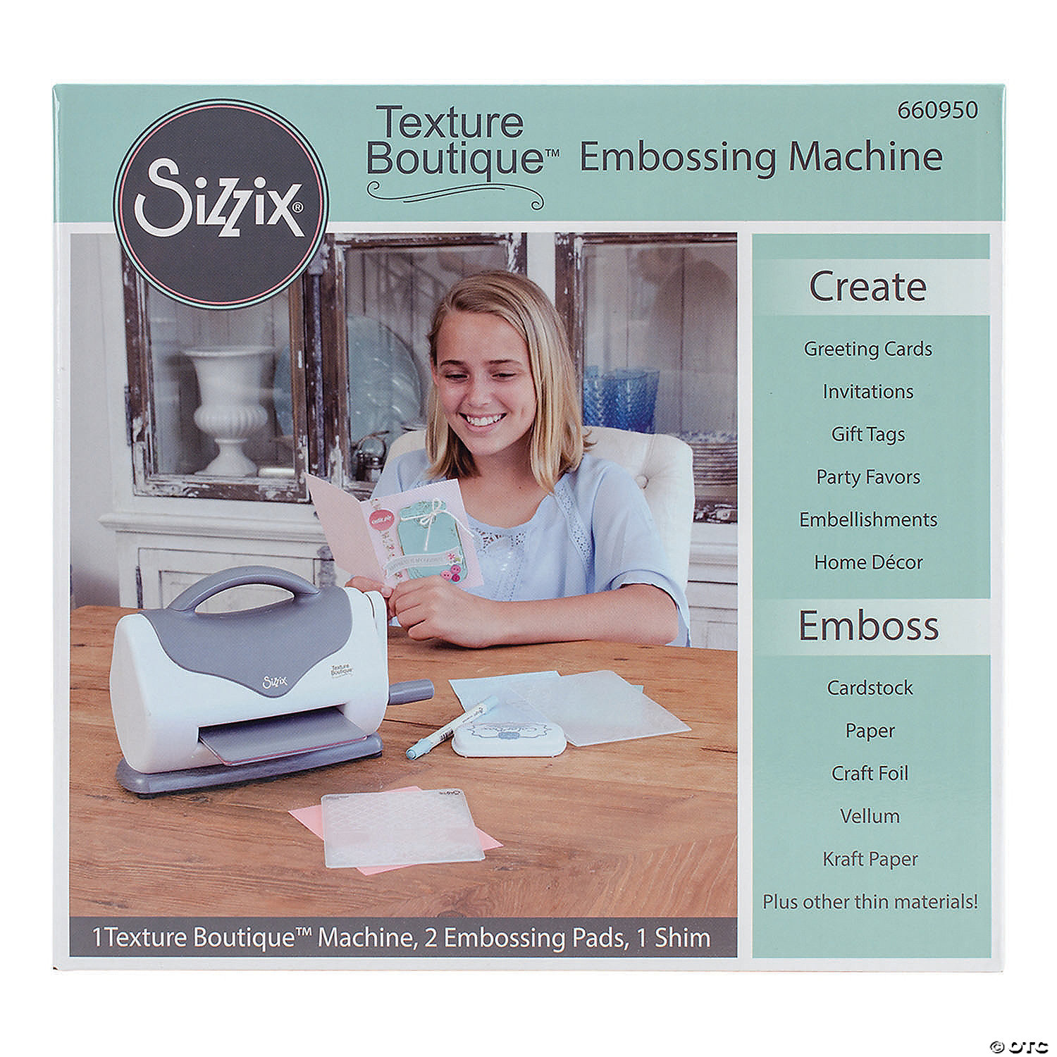 Printmaking Arts, Crafts & Sewing Sizzix 656471 Texture Boutique