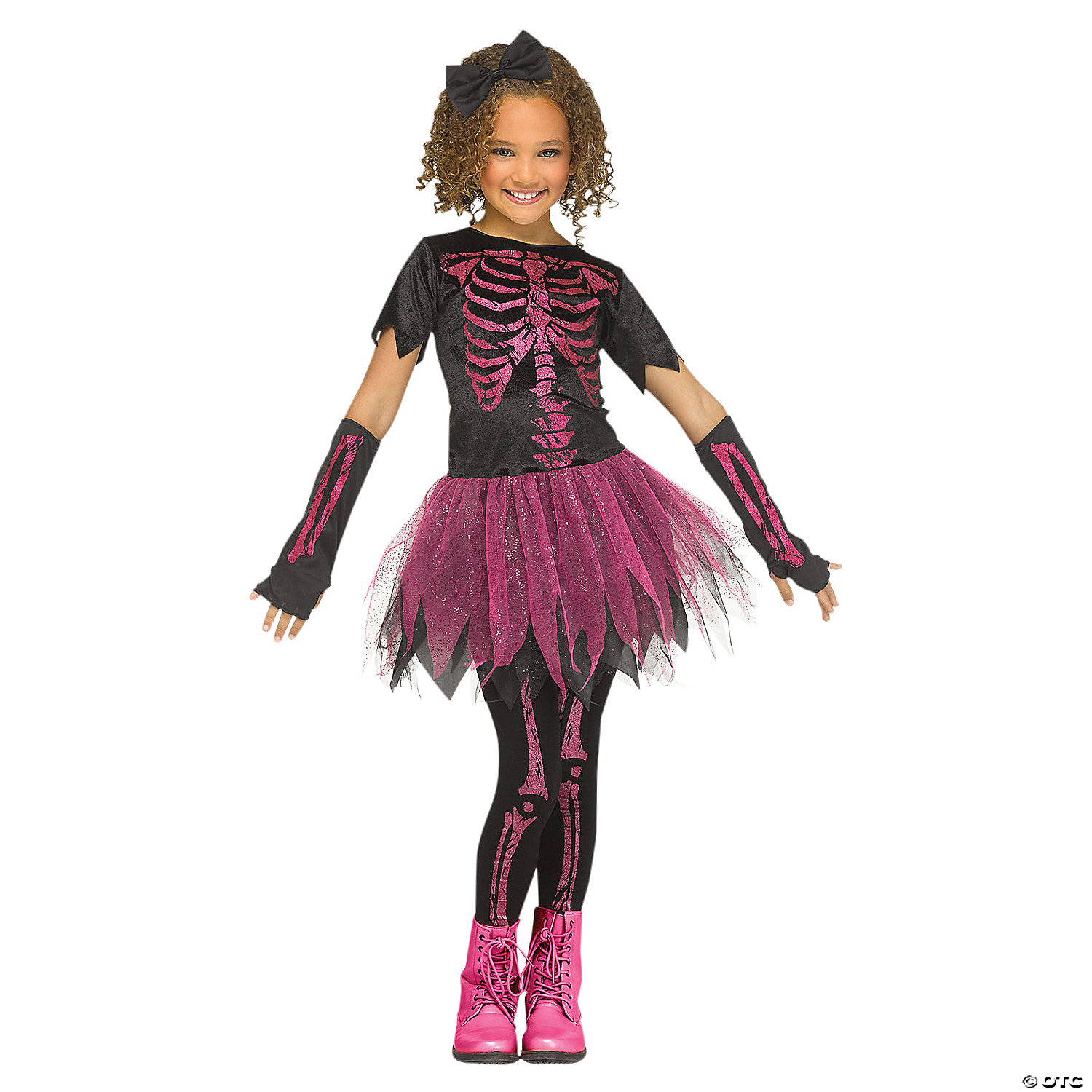 Skele-Girl Pink Child Costume | Oriental Trading