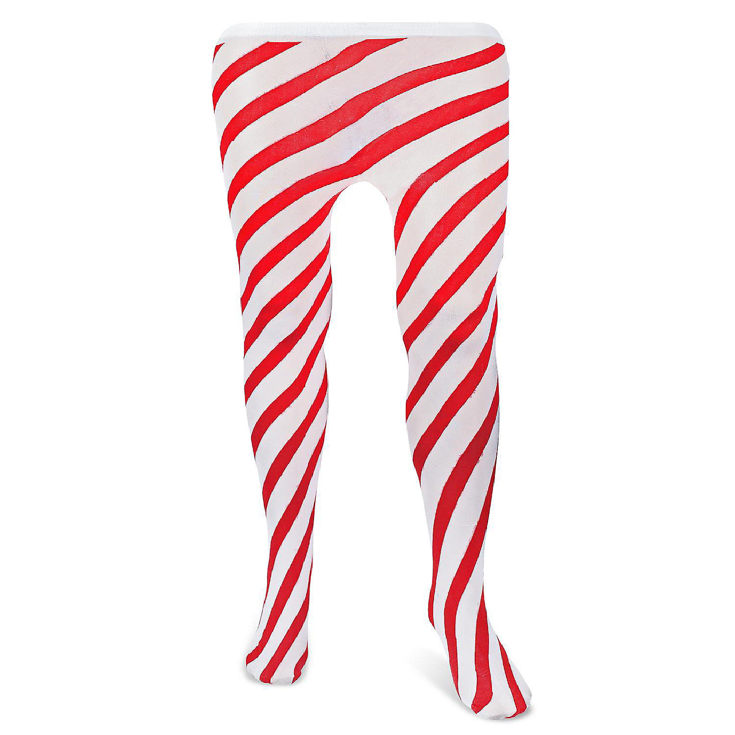 Red & Green Striped Women's Tights