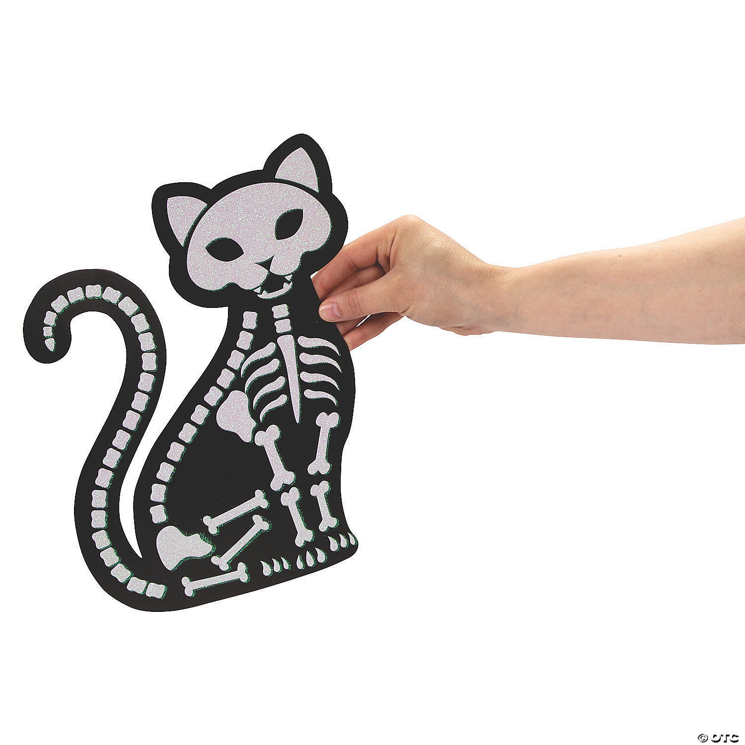 Skeleton Animal Glitter Cutouts - 6 Pc. - Discontinued