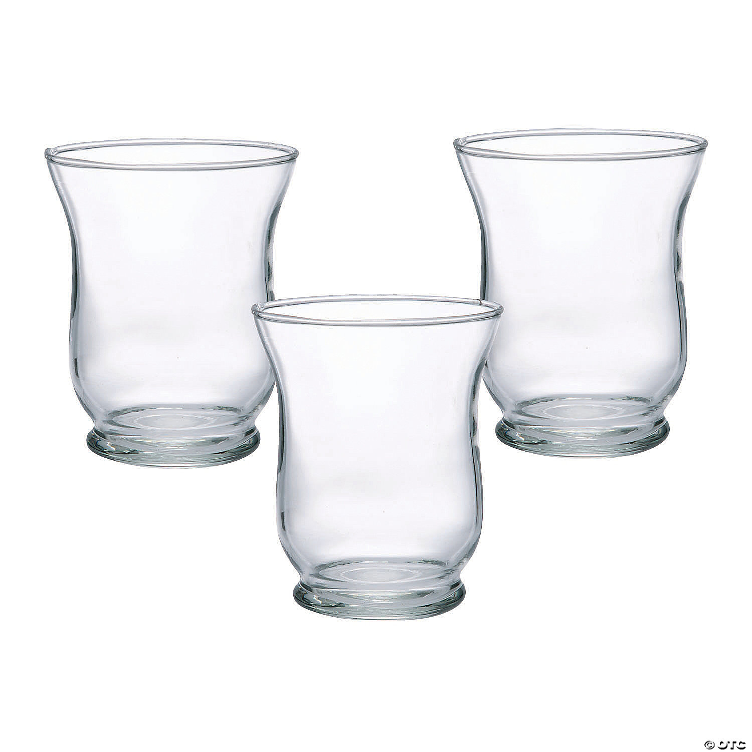 clear candle holders
