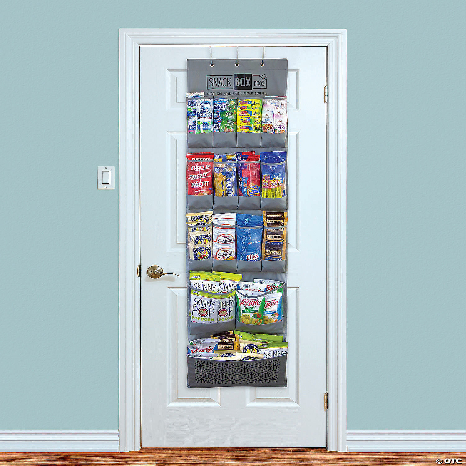SNACK BOX PROS Breakroom Healthy Snacks Over The Door Organizer