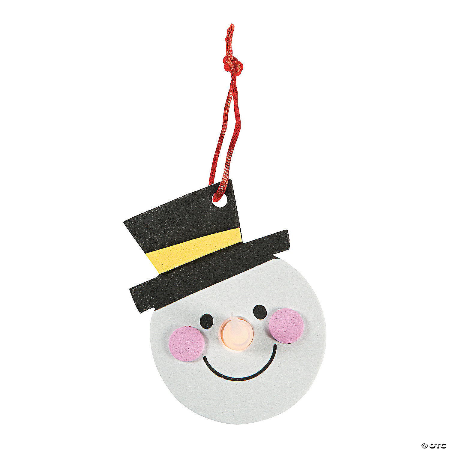 her Fristelse Underlegen Snowman Tea Light Ornament Craft Kit | Fun Express