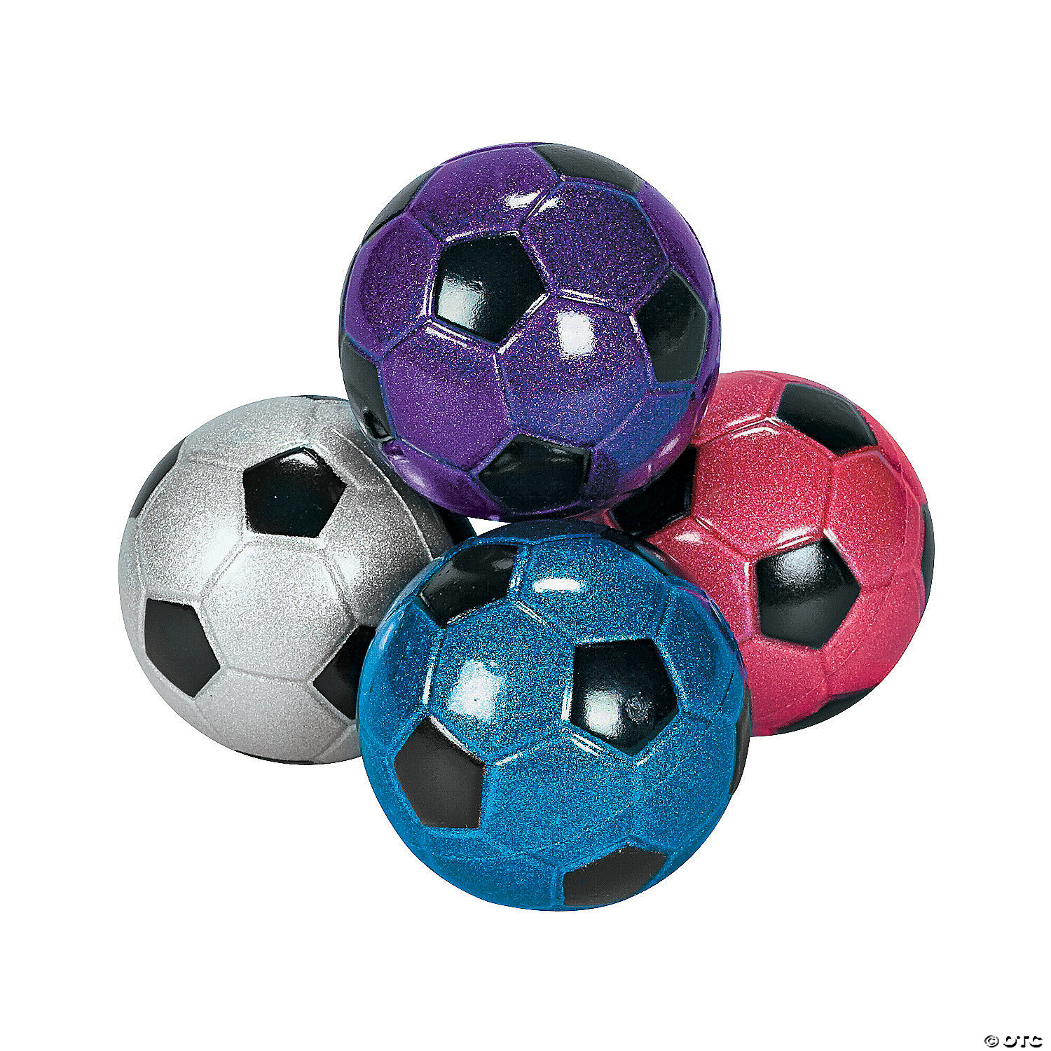 slijm Narabar ouder Soccer Ball Handball Assortment - 24 Pc. | Oriental Trading