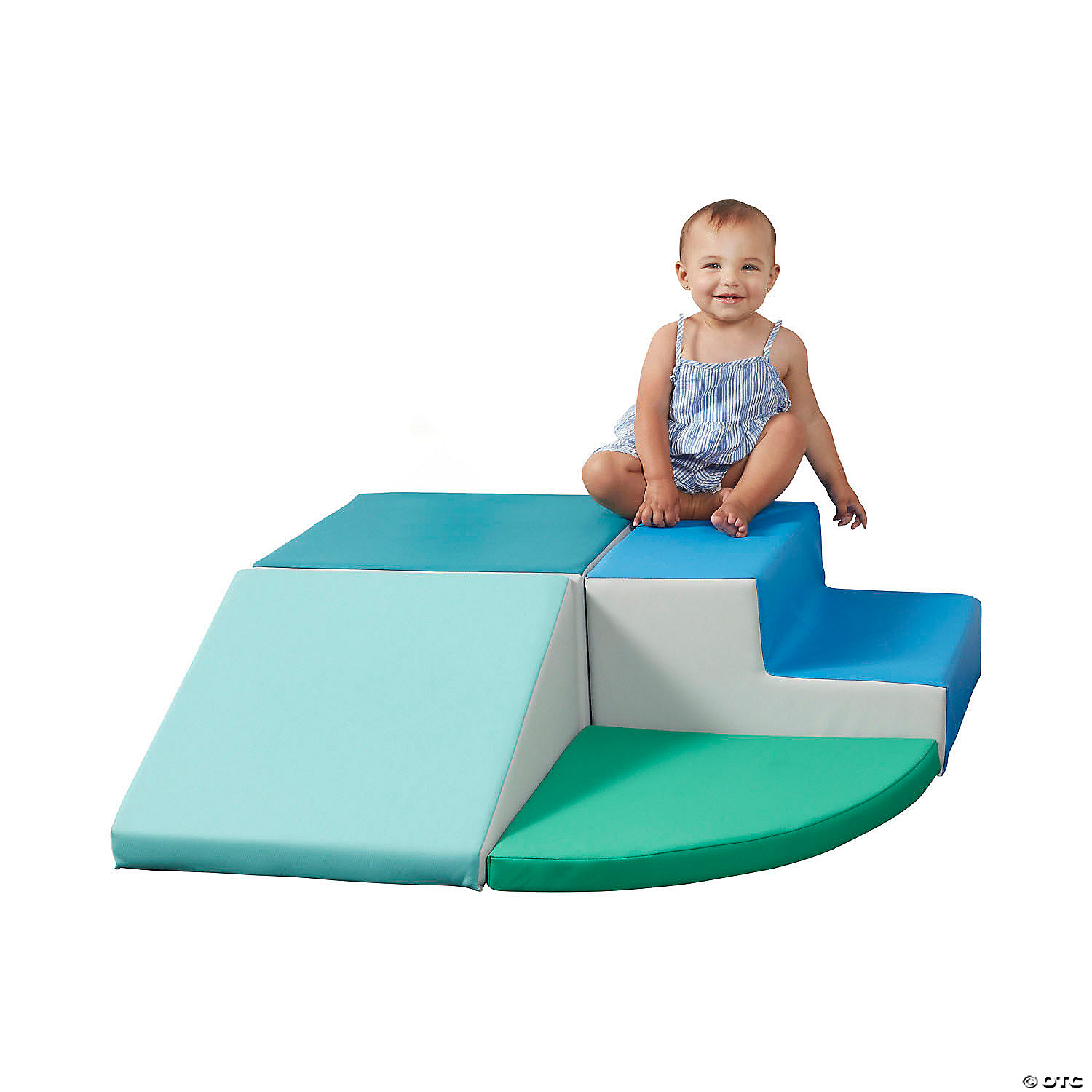 FDP SoftScape Cascade Corner Toddler Climber for Toddlers and Kids Soft Foam Structure for Active Play Contemporary 