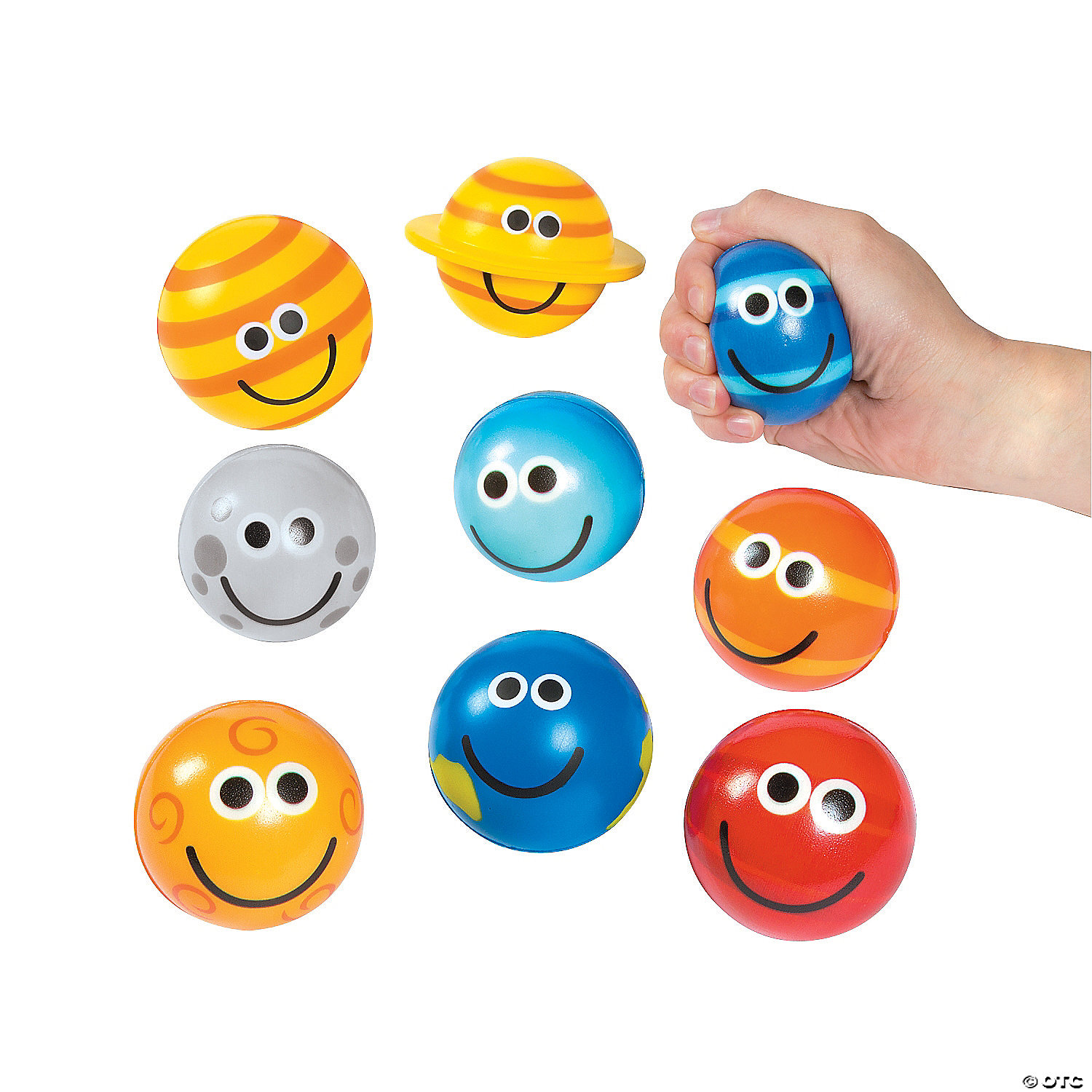 ... Solar System Stress Ball for Kids and Adult 10 Piece with mesh Storing Bag 