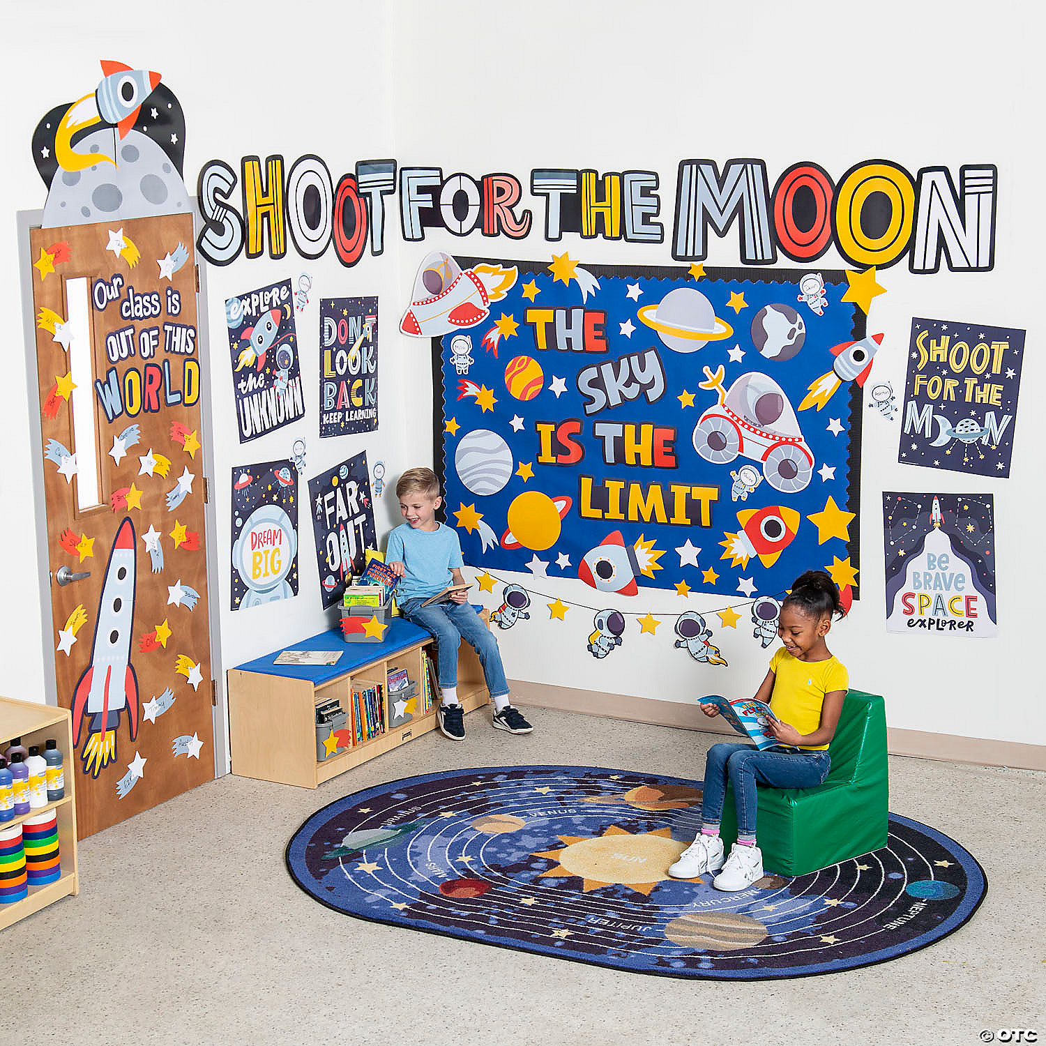 Space Theme Deluxe Classroom Decorating Kit - 173 Pc.