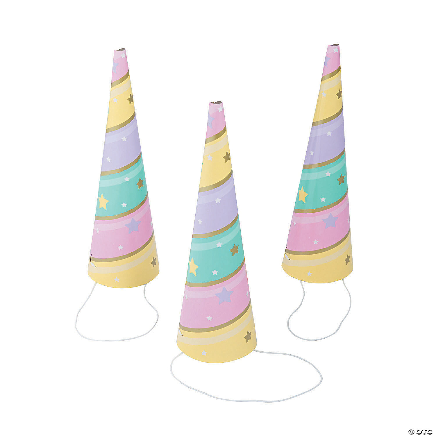 Sparkly Clip-On Birthday Party Fancy Dress Up Accessory UNICORN HORN HATS 
