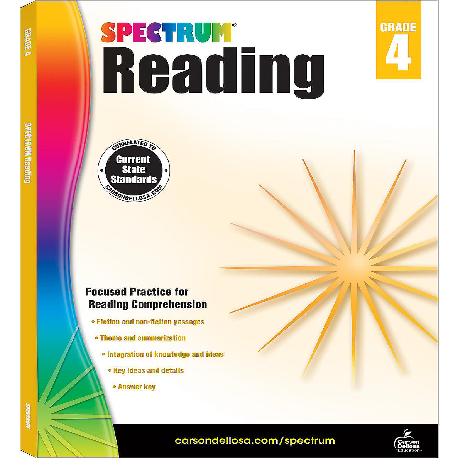 Spectrum Spectrum Reading Workbook Grade 4 | Oriental Trading
