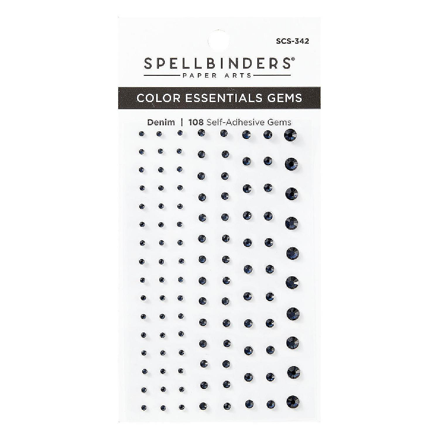 Spellbinders Color Essentials Gems 108/PkgDenim Oriental Trading