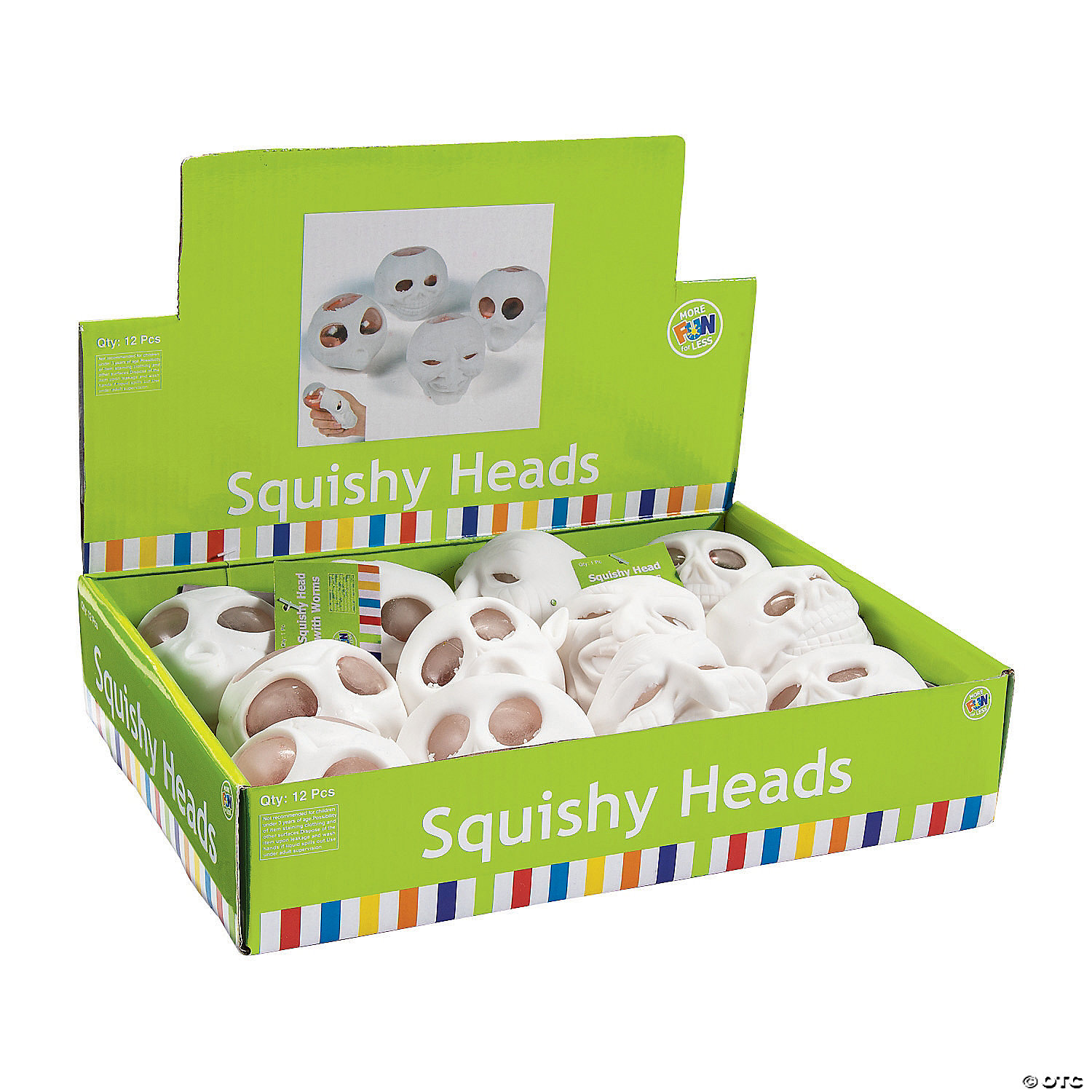 Squishy Heads with Worms | Fun Express