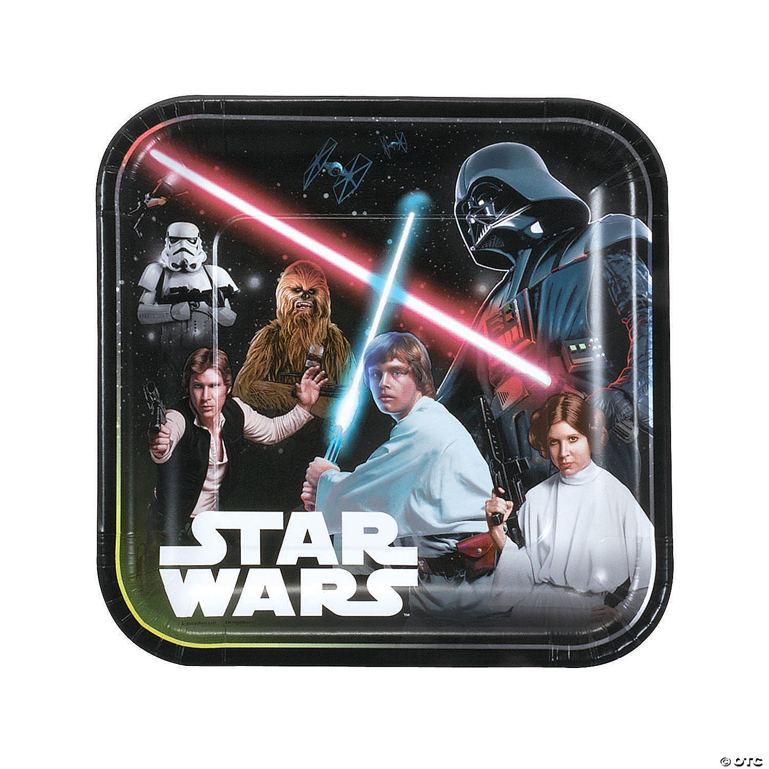 8 Dinner Plates Classic Star Wars The Final Battle  Party Supplies 