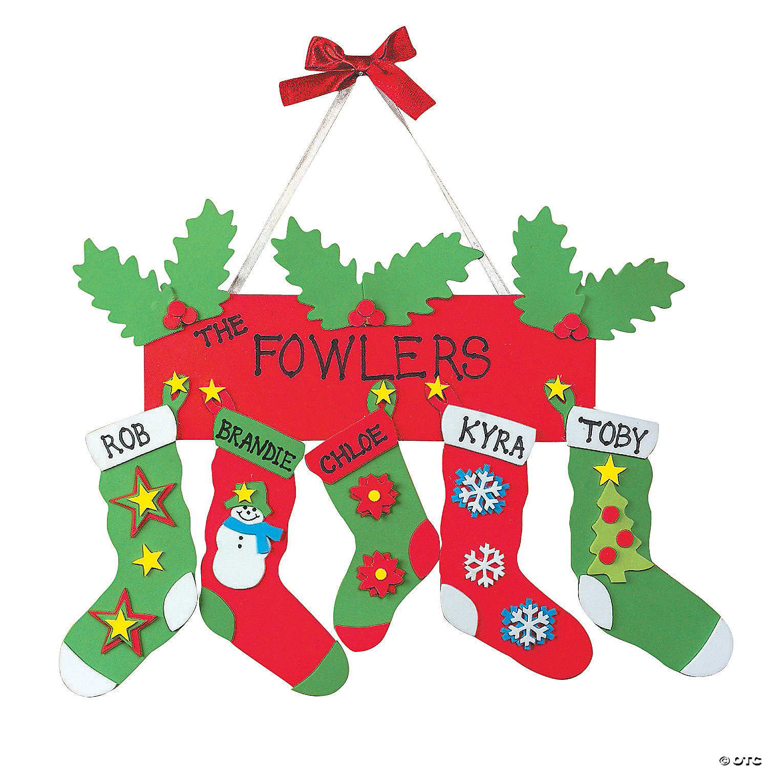 Download Stocking Door Hanger Christmas Craft Kit Discontinued 3D SVG Files Ideas | SVG, Paper Crafts, SVG File
