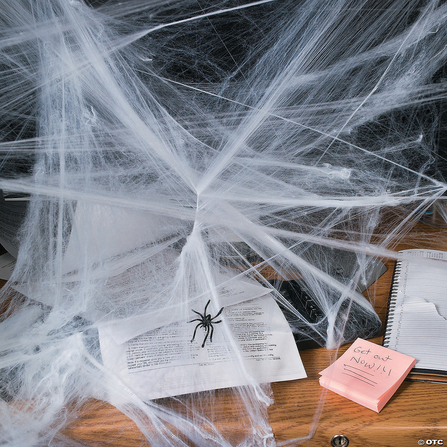 Stretchy Spider Web Cobweb With 6*Plastic Spider for Halloween Party Decoration 
