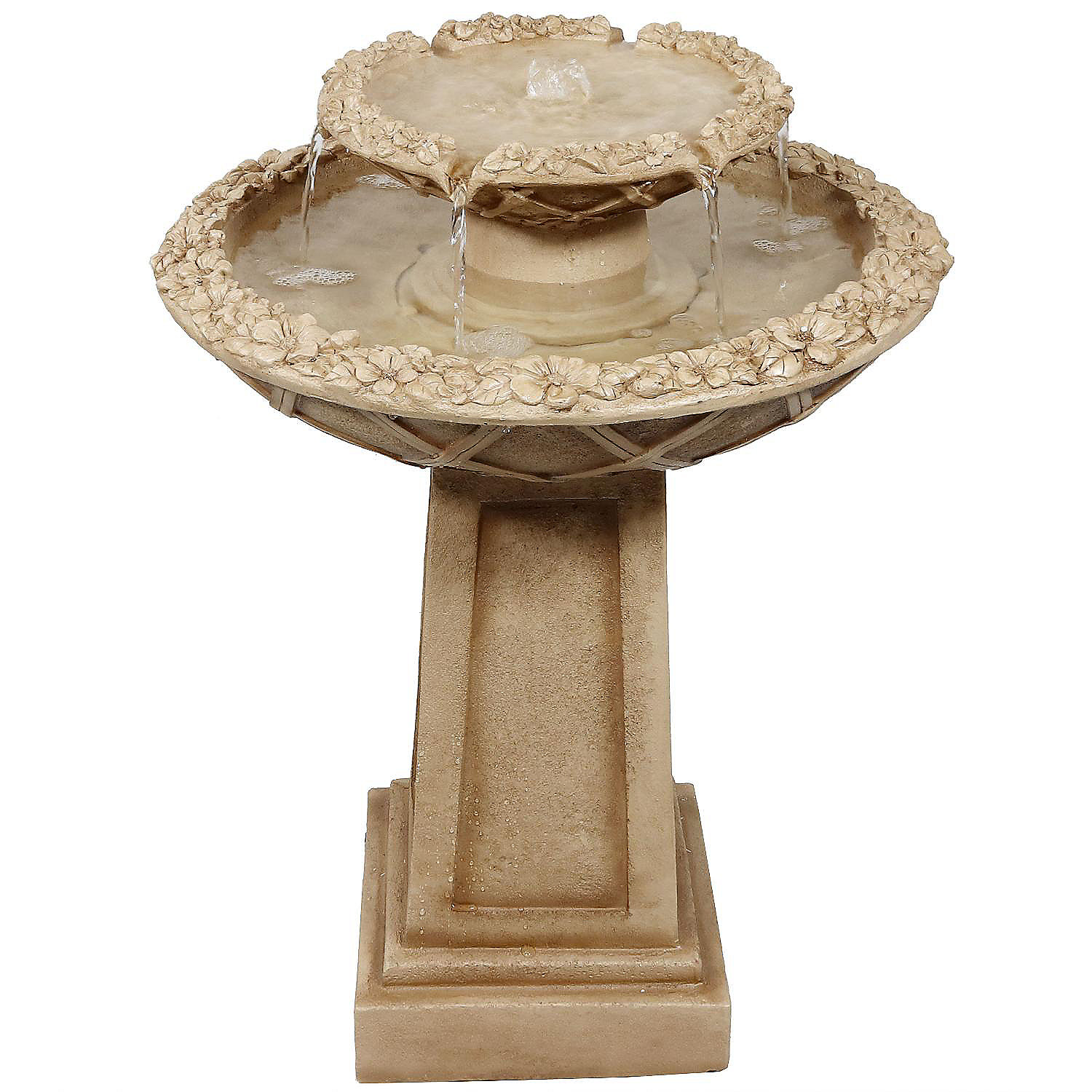 bird bath fountain electric