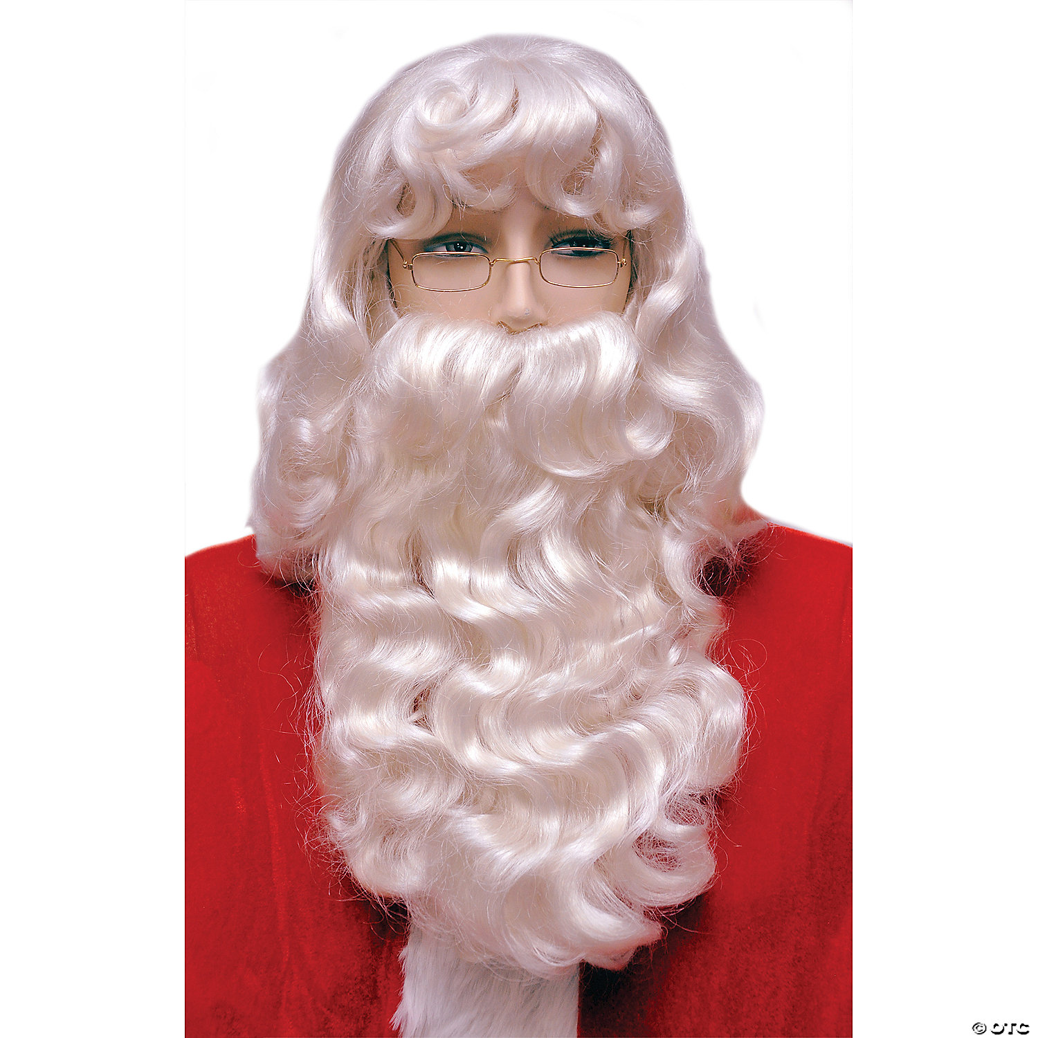 Super Deluxe Extra Large Santa Wig And Beard Set Morris Costumes