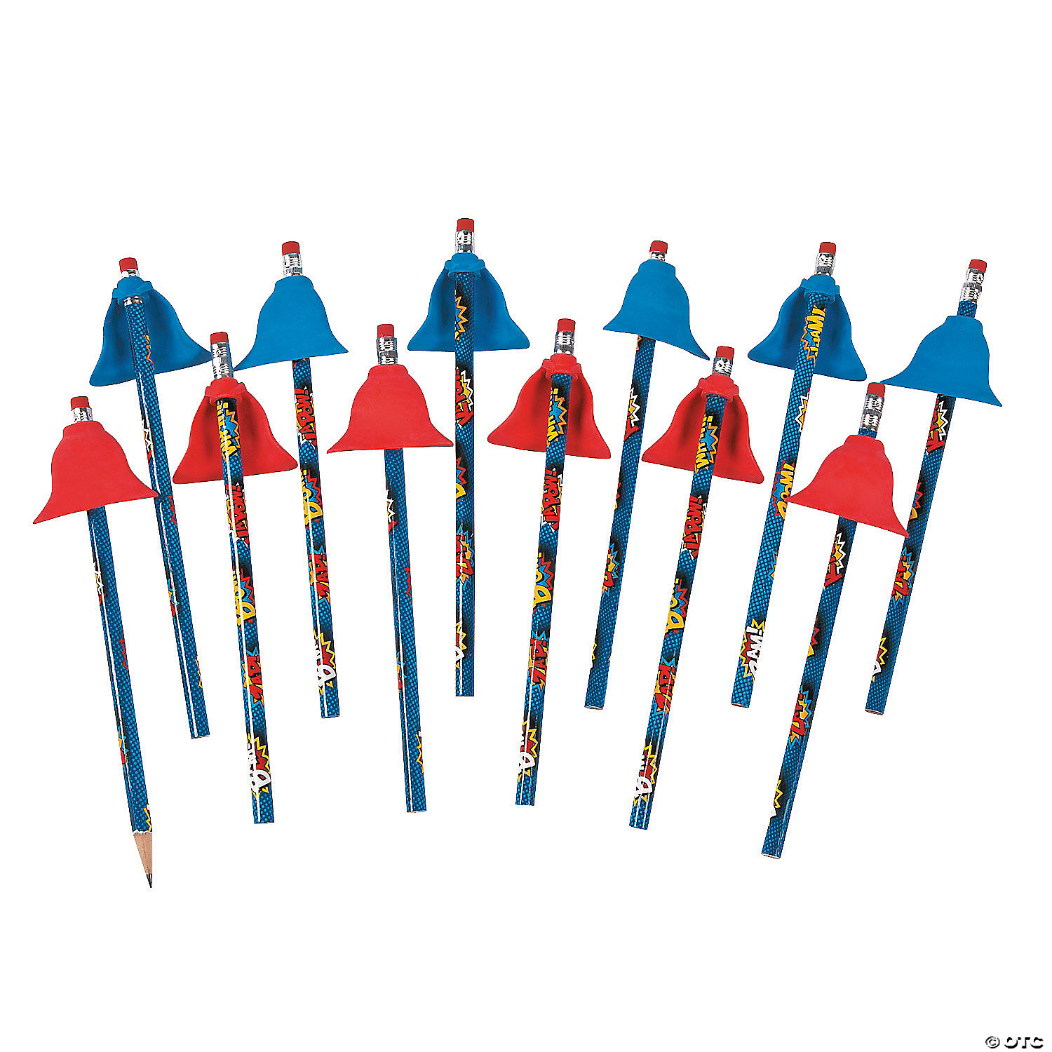 Superhero Pencils With Capes 12 Pc Oriental Trading