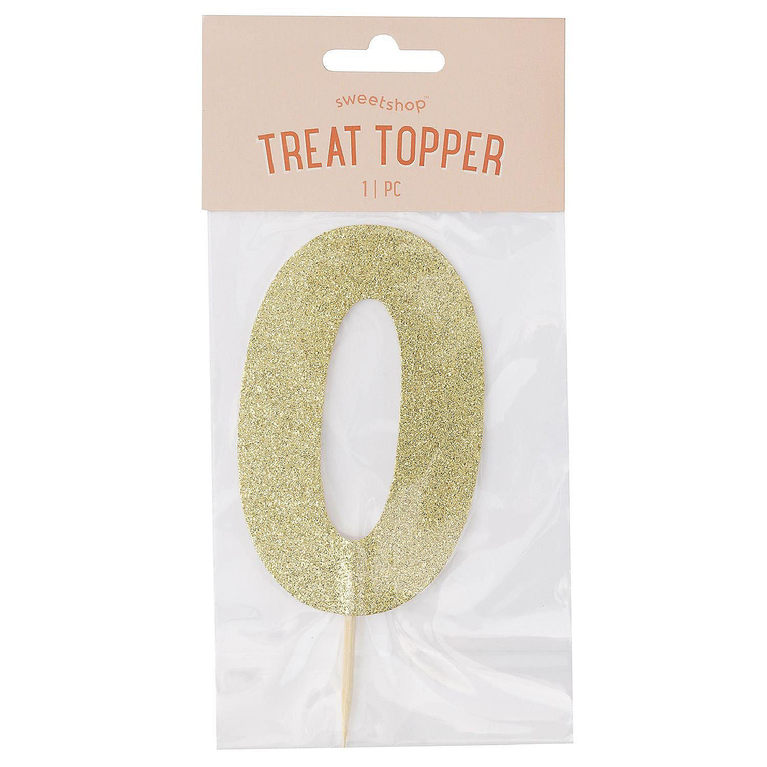 Cake TopperNumber 0 Oriental Trading