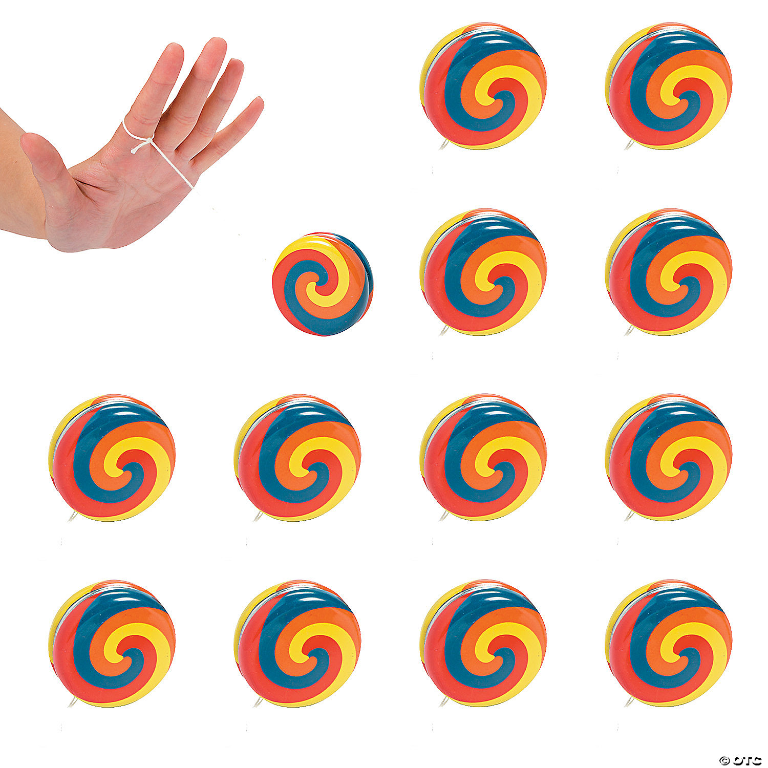 Swirl YoYos 12 Pc. Oriental Trading