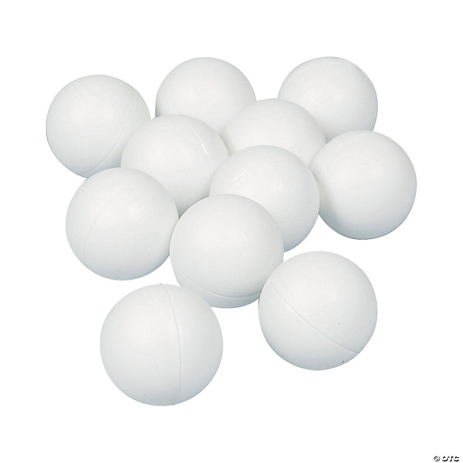 prettyia Durable 6 Count Ping Pong Table Tennis Balls Beer Pong Balls White 
