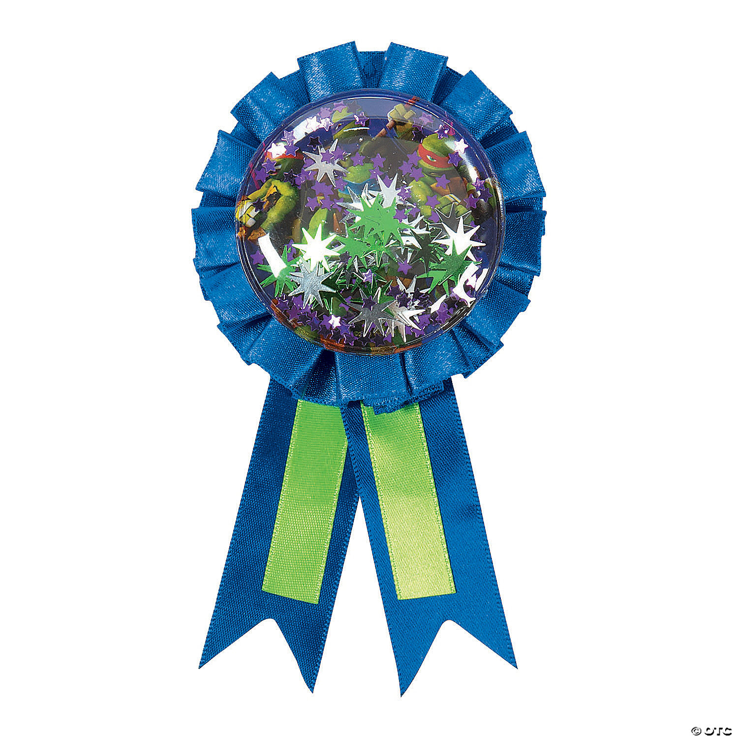 6 Ct. Party Favor Amscan TMNT Confetti Pouch Award Ribbon 