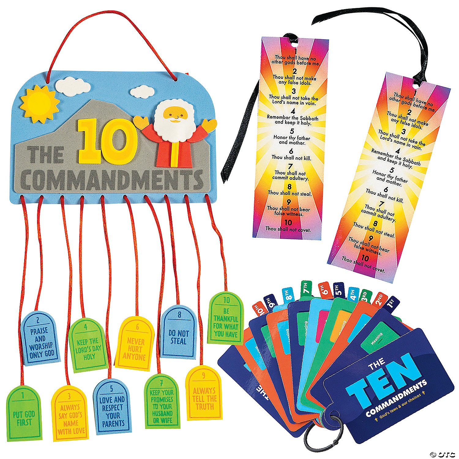 Ten Commandments Activity & Craft Assortment Kit | Fun Express