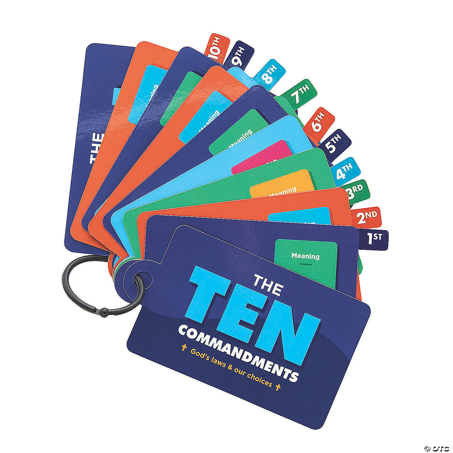 Ten Commandments Activity Rings 12 Pc. Oriental Trading