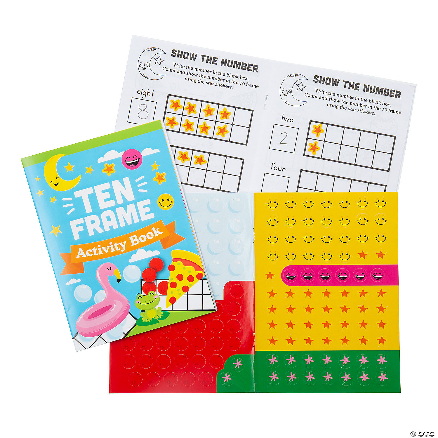 Ten Frame Activity Books with Stickers - 12 Pc. | Oriental Trading
