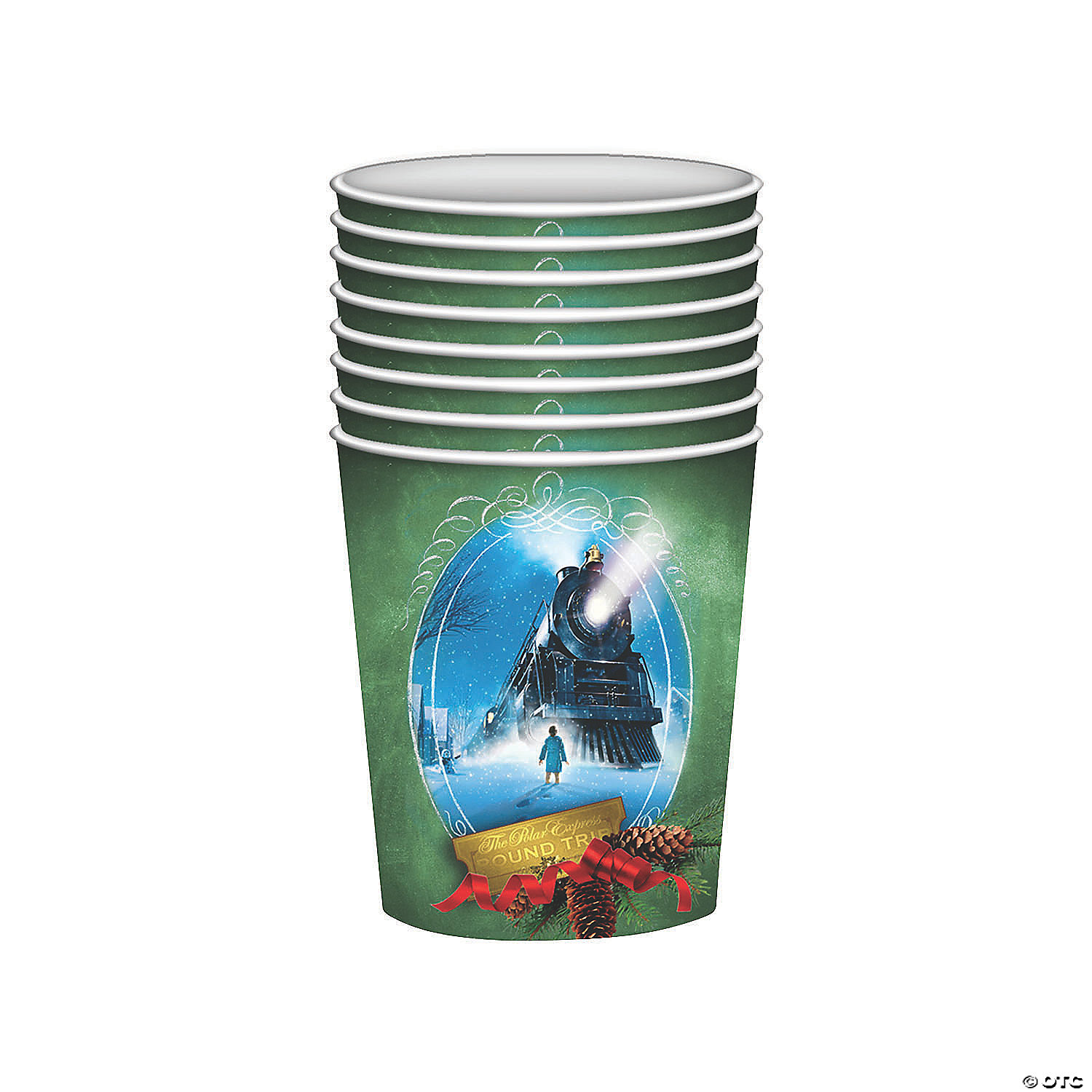 The Polar Express™ Christmas Train Paper Cups - 8 Pc. - Discontinued