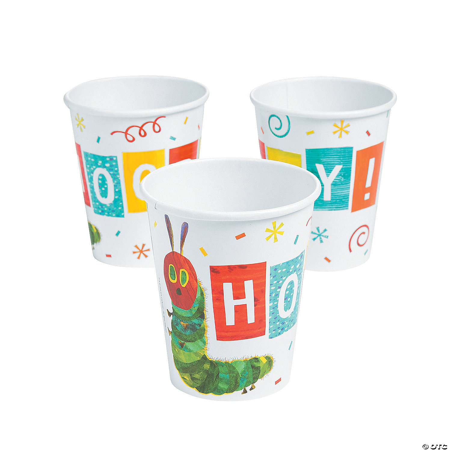 The Very Hungry Caterpillar Paper Cup Pk12