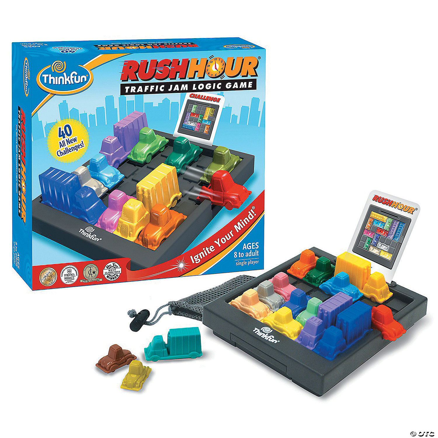 Rush Hour Traffic Jam Deluxe Edition Replacement Pieces Think Fun Logic Game 