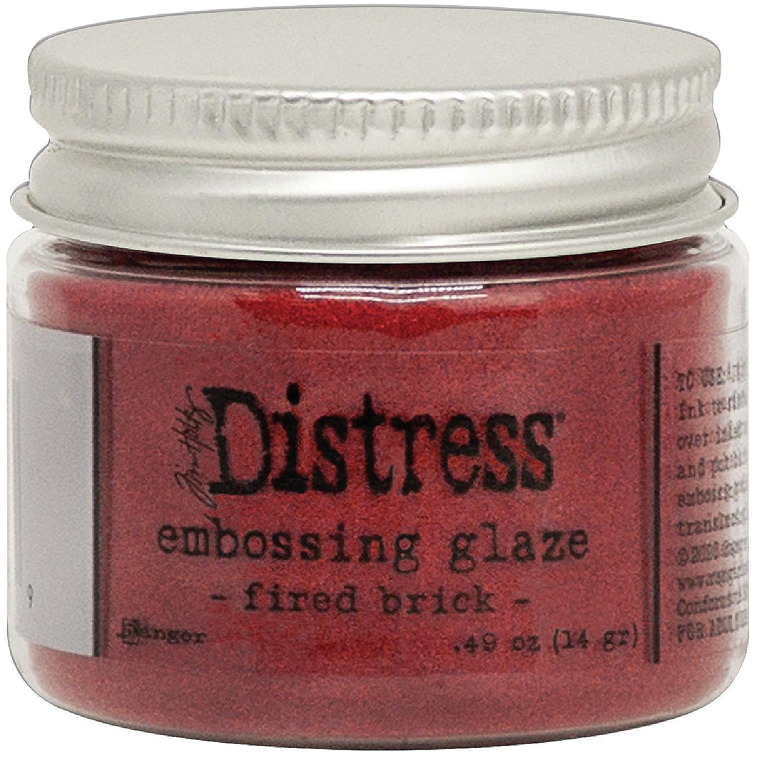 Tim Holtz Distress Embossing GlazeFired Brick Oriental Trading