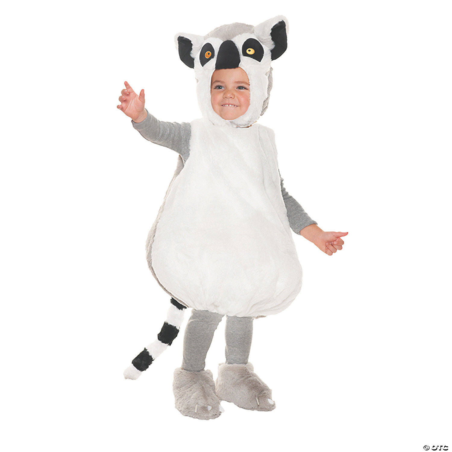 Toddler Ring Tail Lemur Costume - Large | Oriental Trading