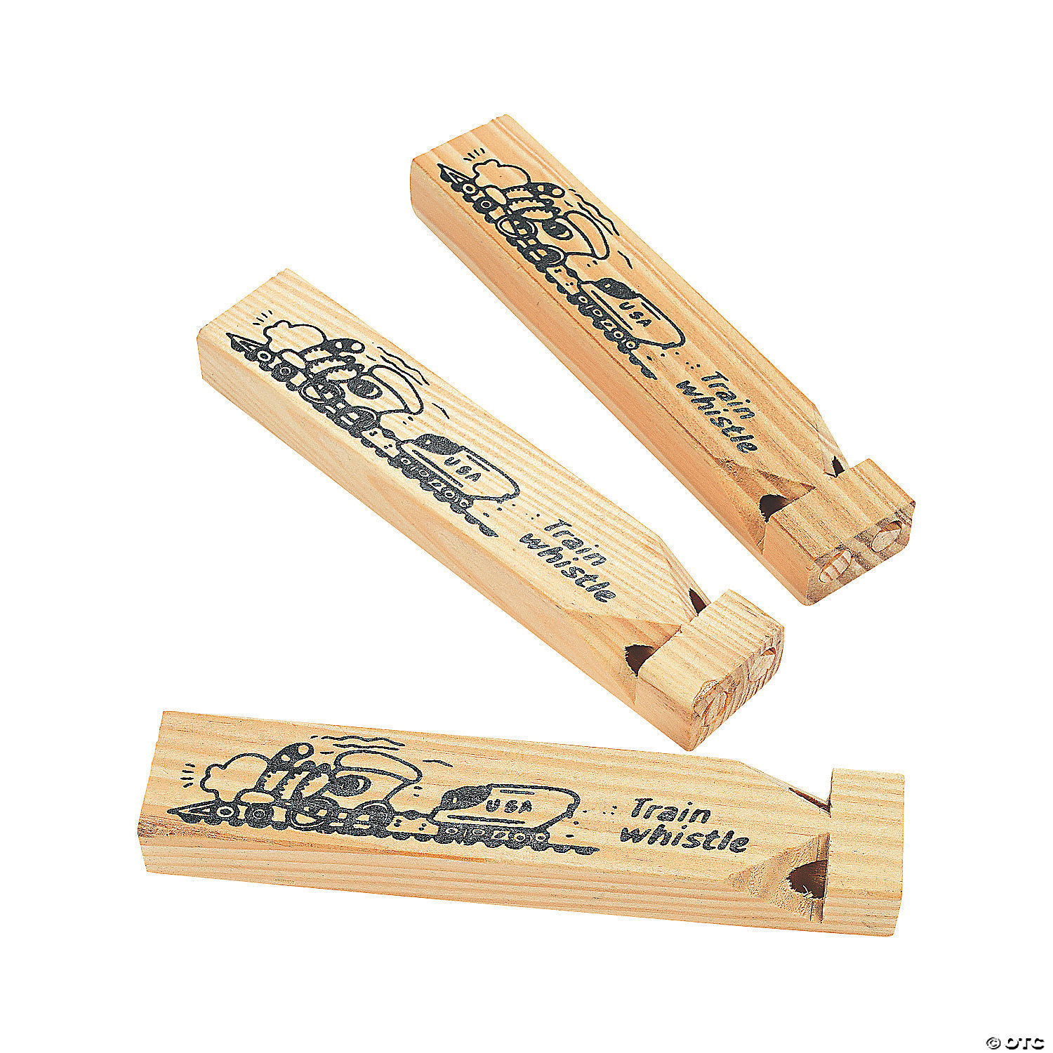Wooden childrens whistle brand new 