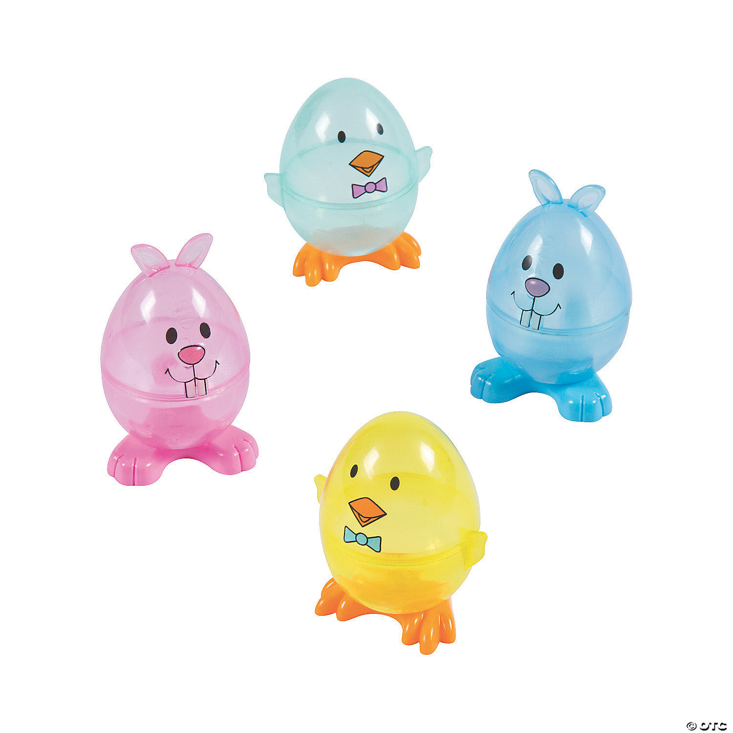 Details about   Plastic Easter Shaped Tray Blue Bunny New Green Bunny or Yellow Chick 