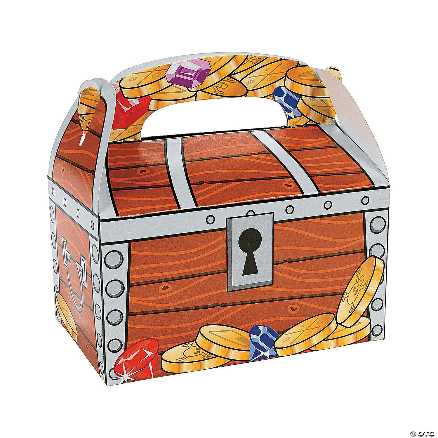 Treasure Gem Chest Pirate Birthday Party Treat Goode Favor Box Set of 12 